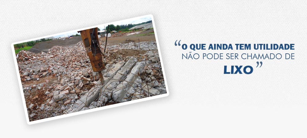 Transforma — reciclagem de resíduos da construção civil